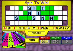 Spin To Win with wheel on board