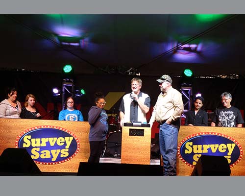 Audience member of all ages love our game shows!