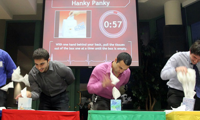 Teams compete in In It To Win It-Hanky Panky