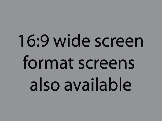 16-9 Screen Sizes