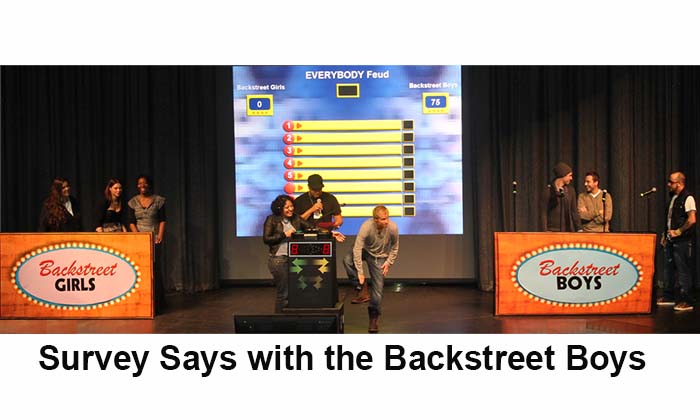 Backstreet Boys play Survey Says