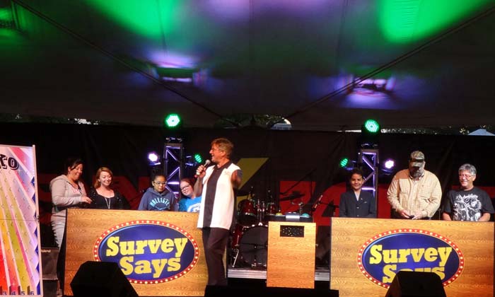 Survey Says at the fair