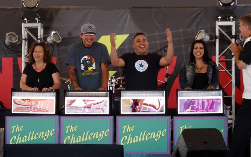 fun with The Challenge game show at the fair