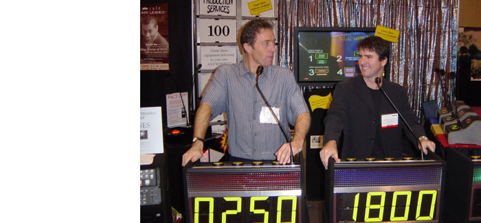 Game Show at a trade show circa 1999