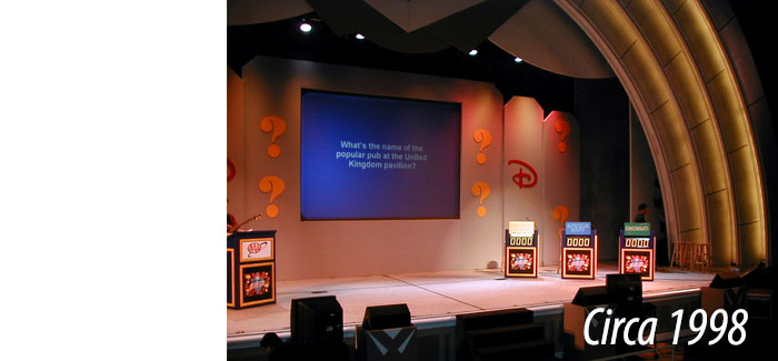 Game Show at Walt Disney World in the late 1990's
