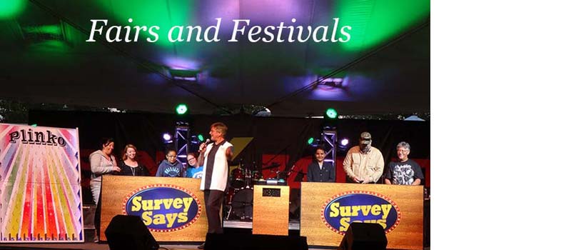 Game shows for fairs and festivals
