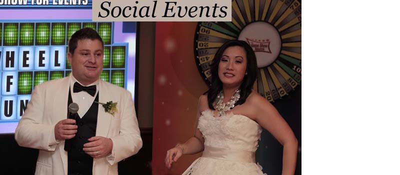 Interactive special/social event game shows